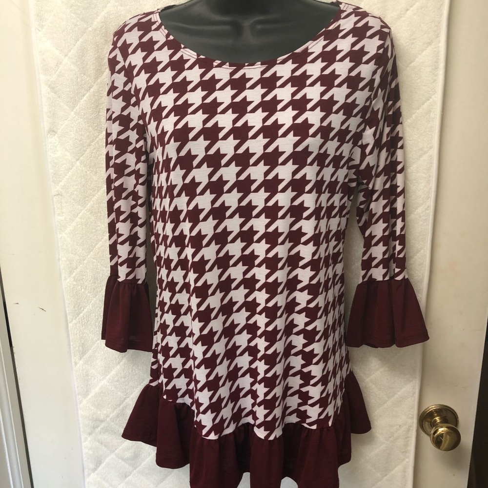 Houndstooth tunic